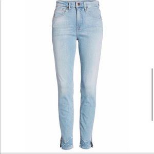 Good American Good Legs Slit Hem Skinny Jeans Size 4